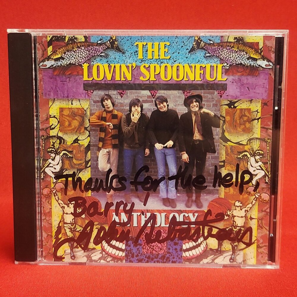 The Lovin' Spoonful Anthology CD 1990 Signed